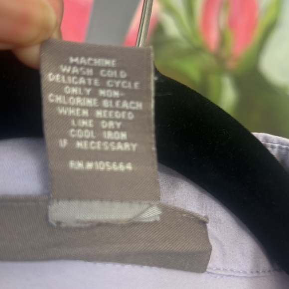 Kenar Lilac Purple Womens Button Down Shirt Blouse Size Medium - Picture 12 of 12